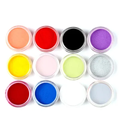 12pcs/set 3d Color Acrylic Powder for Nails