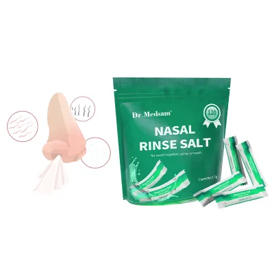 0.9% Clean Nasal Saline,Nasal Wash Salt,Nasal Rinse Mix,Nose Cleaning Care for Adult and Kid
