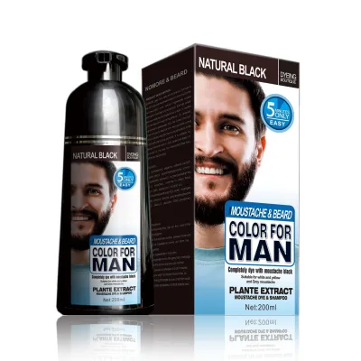 OEM Fast Brown Hair Dye Color Shampoo Best Professional Organic Herbal Black Hair Coloring Shampoo for Gray Hair