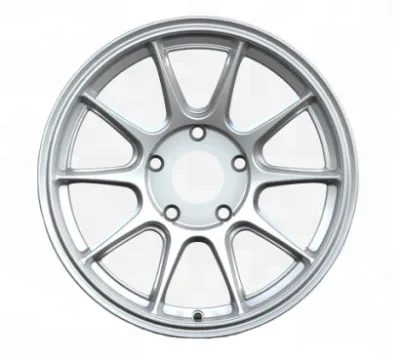 15x8 Silver Flow Forming Wheel Rims,5 Spoke Alloy Wheel with PCD 5x114.3