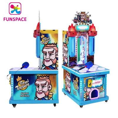 Coin Operated Whack-a-mole Game Machine Score for Prizes Arcade Whack-a-mole Game Machine