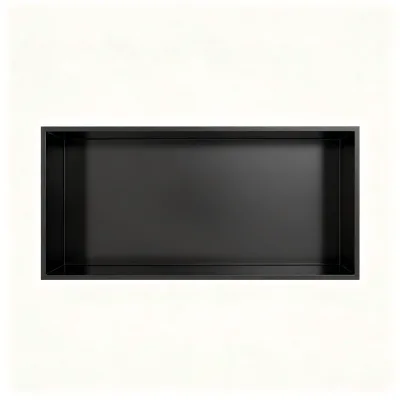Modern Satin Stainless Steel Recessed Wall Mount Shower Niche Bathroom Shelf Insert with Easy Installation