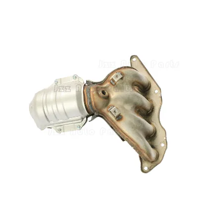 High Quality Exhaust System Manifold Header with Euro 3 Stainless Steel Outer Heat Shell Catalytic Converter Assembly for Galant