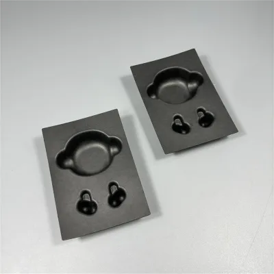 Hot Sale Sustainability Paper Pulp Trays for Earphone Packaging
