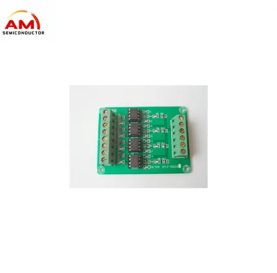 IC Chip 6N137 Four-Channel High-Speed Optical Isolation Module Signal Conversion Voltage Conversion Plastic Metal Construction