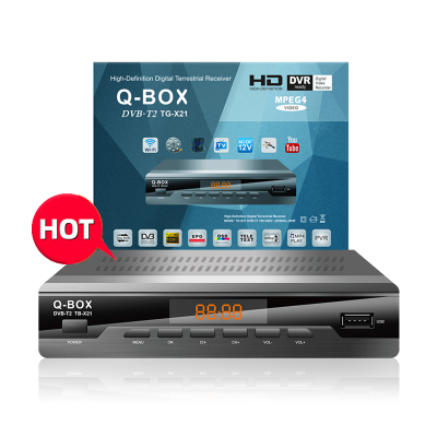 Q-Box TG-X21 2021 Hot Selling Digital Set Top Box Direct Tv Dvb S2 Tdt