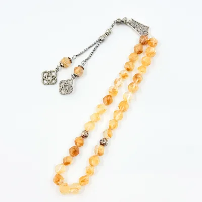Arabic Prayer Beads, Diamond Cutting Crystal Stones, 10mm, 33 Prayer Beads, Islamic Festival Beads, Tashiha