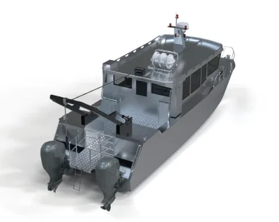 2023 New Design Good Quality Aluminum Catamaran Fishing Boat
