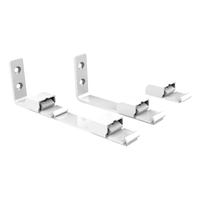 Square Curtain Track, Lightweight Aluminum Profile for Mini Window Blinds
