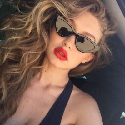 Fashion Ladies Glasses 2023 Retro Triangle Cat Eye Sunglasses Sunglasses
