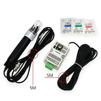 Best Selling Hydroponics Rs485 4-20ma Output Agriculture Anti-corrosion FDR Water PH Sensor Water Quality Probe
