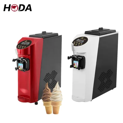 Hoda Mini Whipped the Best Ice Cream Machinecompany,small an Soft Ice Cream Manufacturing Maker Beater Mini Machine for Home Use