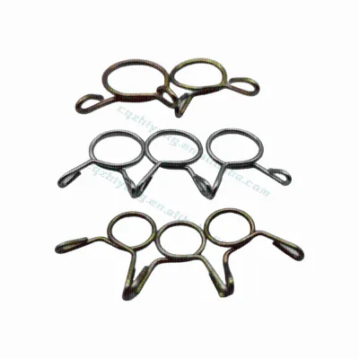 Factory Direct Sale Wire Spring Fuel Hose Clamp Stainless Steel Torsion Spring for Motorcycle Fuel Line on Sale Now