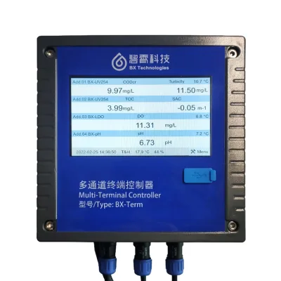 BX TECH Industrial 4-20 MA RS485 Online pH Analyzer WTP Water Quality Testing ORP/EC/TDS/Salinity Features 0.05pH pH Meter
