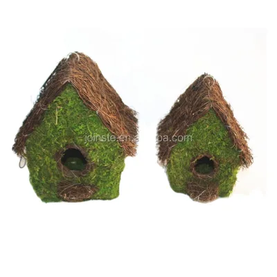 Garden Square cute moss birdhouse moss bird feeders