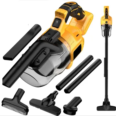 DIY Grade Cordless Battery-Powered 2-in-1 Handheld Stick Vacuum Cleaner for Home & Car Use with Crevice Brush-OEM/ODM Available