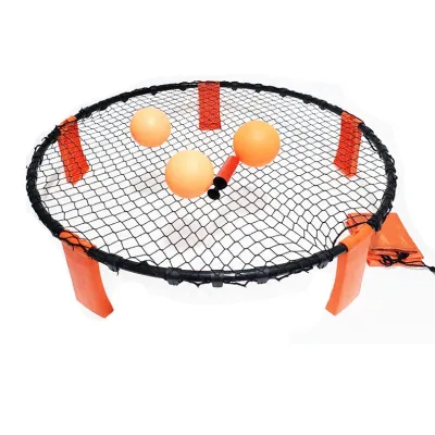 Super Quality New Beach Lawn Summer Toy Trampoline Battle Roundnet Bounce Spike Ball Game Set OEM Manufacturer