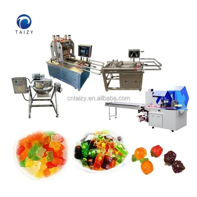 Hard Candy Making Machine Lollipop Candy Jelly Candy Production Line
