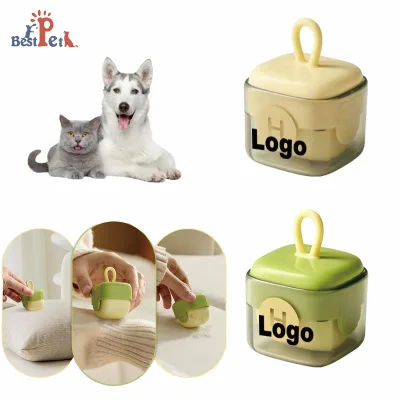 Eco-Friendly Plastic Pet Hair Removal Brush for Small Animals-Desktop Cleaning Tool