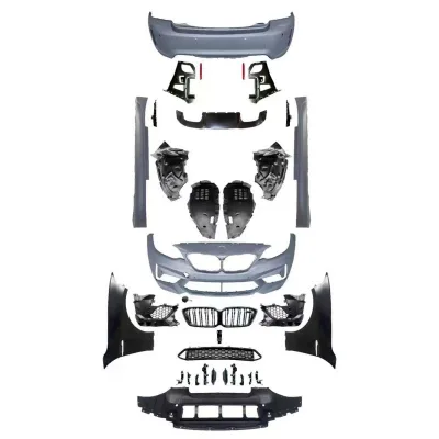 China Vehicle Accessories M Power Bodykit Bumper PP Plastic M2C Wide Body Kit for BMW 2 Series F22 2014-2020