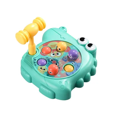 Interactive Whack a Mole Crocodile Game Plastic Hammer Game Toy Learning Early Developmental Toy 3 4 5 6 Year