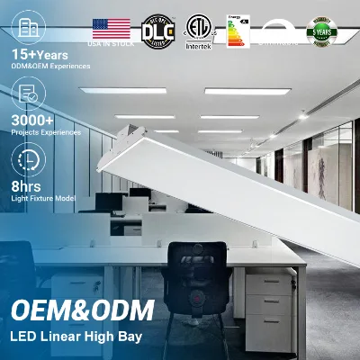 Wholesale High Brightness Surface Mounted Hanging Lighting 4S Car Store Gymnasiums 80w 2ft  Linear Led High Bay Light