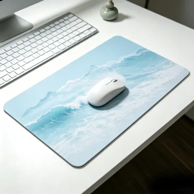 Low Profile Wholesale Mousepad Smooth Custom PVC Mousepad Desktop Pad for Admin Office