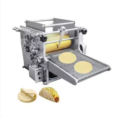 Full Automatic Industrial Flour Corn Mexican Tortilla Maker Press New Condition for Bread Grain Product Tortilla Making Machines