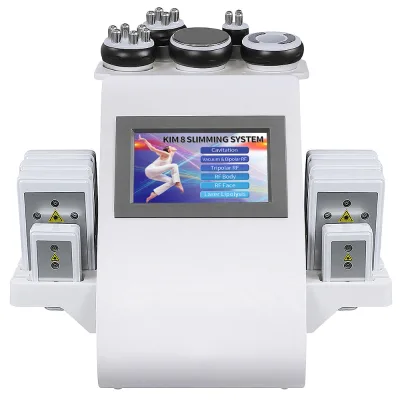 6 in 1 Cavitation Vacuum Therapy Body Slimming Machine Cavitation 40k Fat Reduce Cavitation Machine