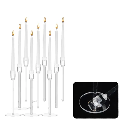 candleabra Candlestick Holder Rotating Candle Holder Tall Candle Holders for Weddings Backdrop Stage Decorations