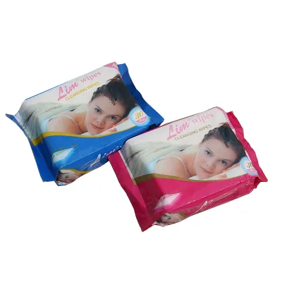 30 Count HUIXIN Feminine Makeup Removal Wipes 140x200mm Spunlace Material Face Cleaning Wipes
