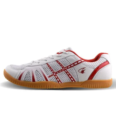 Double Fish Indoor Sports Non Slip Multi Color Men Professional Table Tennis Shoes Eva Leather
