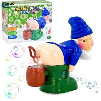 New Bubble Blowing Toy for Kids Christmas Decoration Supplies Birthday Gift Funny Soap Bubble Machine Toys Santa Claus Outdoor