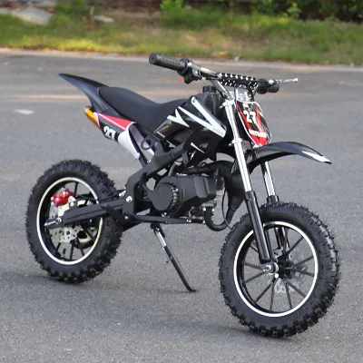49cc 2-Stroke Mini Kids ATV Off-Road Dirt Bike Beach Racing Toy Motorcycle for Outdoor Sports, Mountain Riding Backyard Fun
