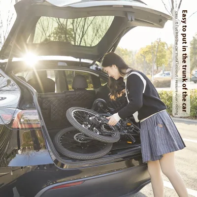 Japan's High-End 20-Inch Foldable Adult Bicycle All Aluminum Alloy Variable Speed Disc Brake Lightweight Trunk Free Shipping