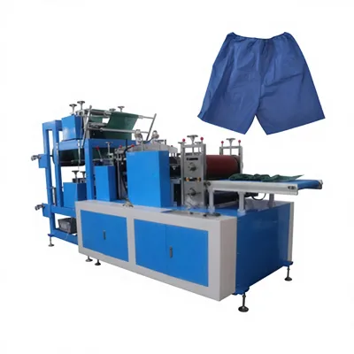 Automatic Disposable Men Underwear Shorts Making Machine Non Woven Fabric Boxer Production Line High Speed