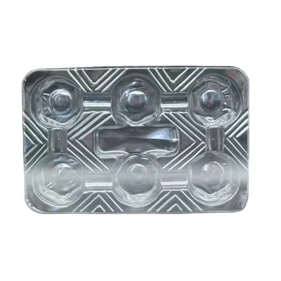 Customizable Disposable Plastic Cup Holder Tray Blister Process Type for Pet Food and Sugar