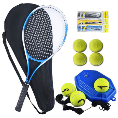 Tennis Rackets 2 Players Tennis Training Equipment for Parent-Child Activities with Tennis Trainer Rebound Balls