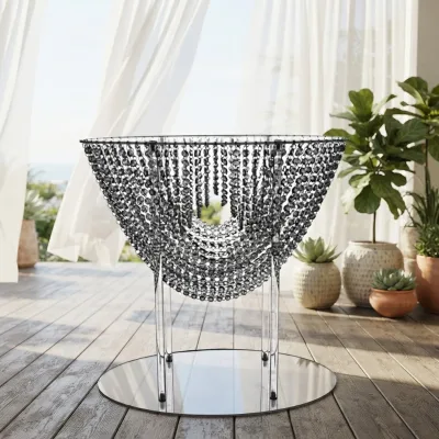 Cross-border Wedding Decor New Plastic Acrylic Versatile Style Road Guides Banquet Hall Wedding Venue Centerpiece Floral Table