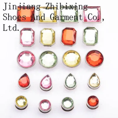 2024 Latest UNN Bling Metal Designer Christmas Crystal Shoes Charms Fits for DIY Lady Clog
