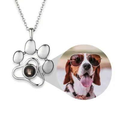 JOYFFO Personalized Photo Pendant Necklace Custom Projection Birthday Memories Mom Christmas Love Fashion Pendant Necklaces
