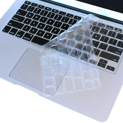 US Black Silicone Keyboard Skin Cover for MacBook Pro 14 A2442, Waterproof Keyboard Cover for Macbook Pro 16 A2485