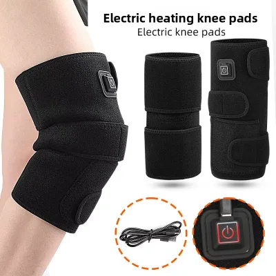 Heated Knee Brace Wrap Rechargeable Heated Knee Brace with 3 Heat Levels for Men & Women Knee Brace