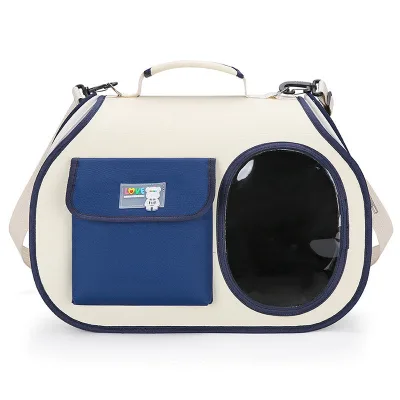 Large Capacity Single Shoulder Cat Bag All Seasons Portable Pet Outing Backpack Zipper Closure Oxford New Design