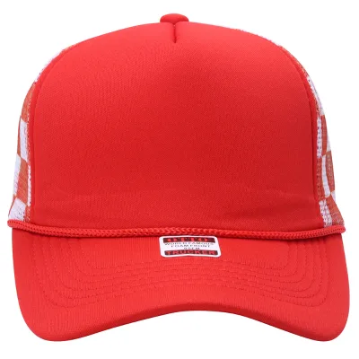 New Summer Truck Net Hat Outdoor Casual Visor American Fashion Breathable Sunscreen Plaid Baseball Cap