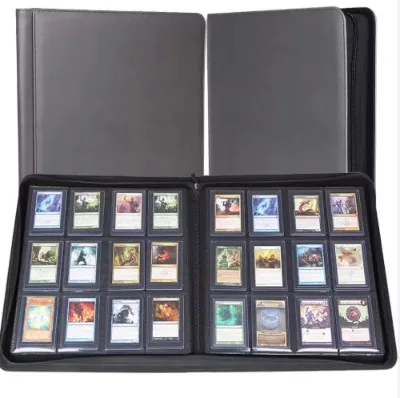 Professional Card Binder Compatible Card Binder with Secure Elastic Strap for Graded Slabs and Premium Collectible Cards