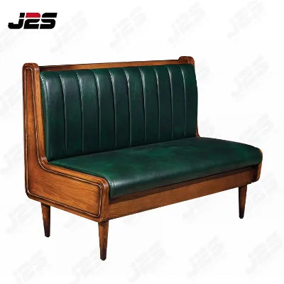 Modern U-Shaped Orange Restaurant Booth Seating Luxury Hotel Dining Application Factory Direct