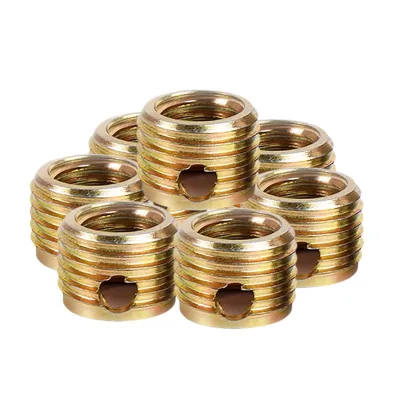 Fasteners Self Tapping Thread Insert Kit Furniture Wood Insert Nut M8 Threaded Insert Female Male Professional Manufacturer