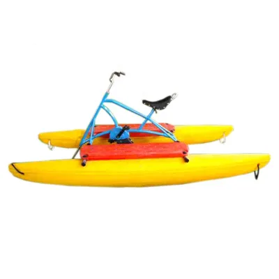 Water Pedal Bike Boat Floating Bicycle Water Bike for Salt Sea Water Pedal Boat CE Certified 100-500kg Capacity 1-2 Persons