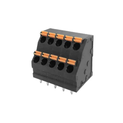 China Factory Wholesale Price 5.0mm PCB Spring Screwless Terminal Connectors Block